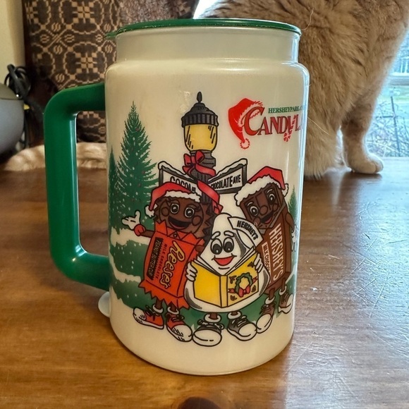 Candylane Hershey Amusement Park Christmas Cup Mug Plastic Souvenir Pennsylvania - Picture 1 of 4